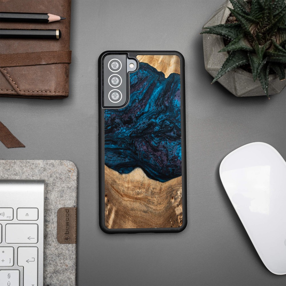 Etui Bewood Unique na Samsung Galaxy S21 - Planets - Neptun (3)