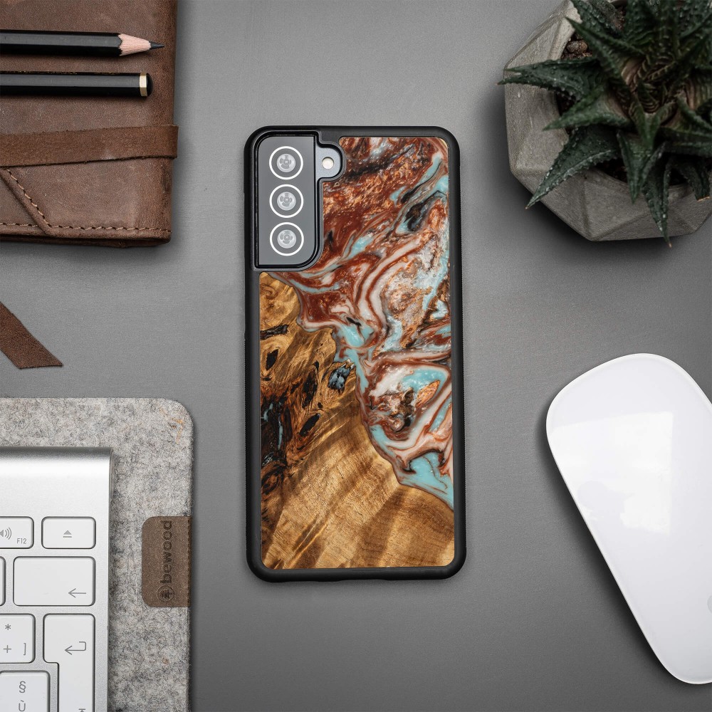 Etui Bewood Unique na Samsung Galaxy S21 - Planets - Jowisz (3)