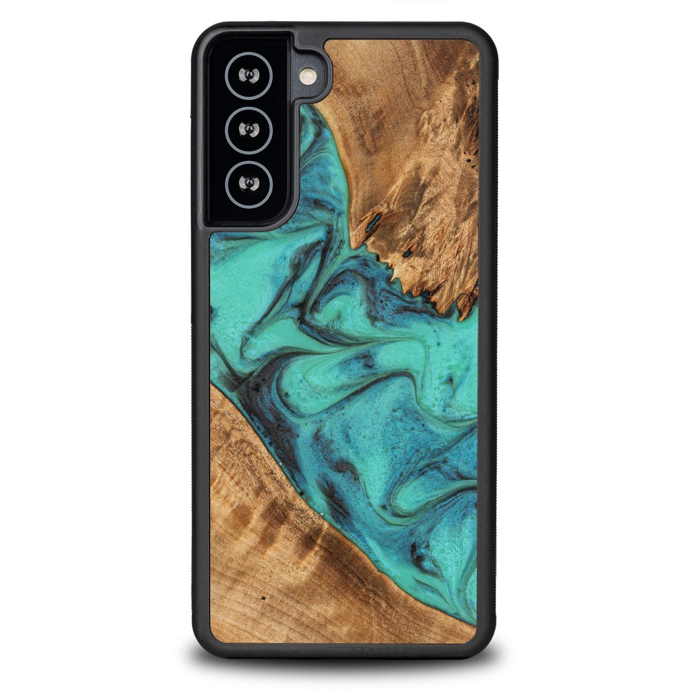 Etui Bewood Unique na Samsung Galaxy S21 Plus - Turquoise (1)