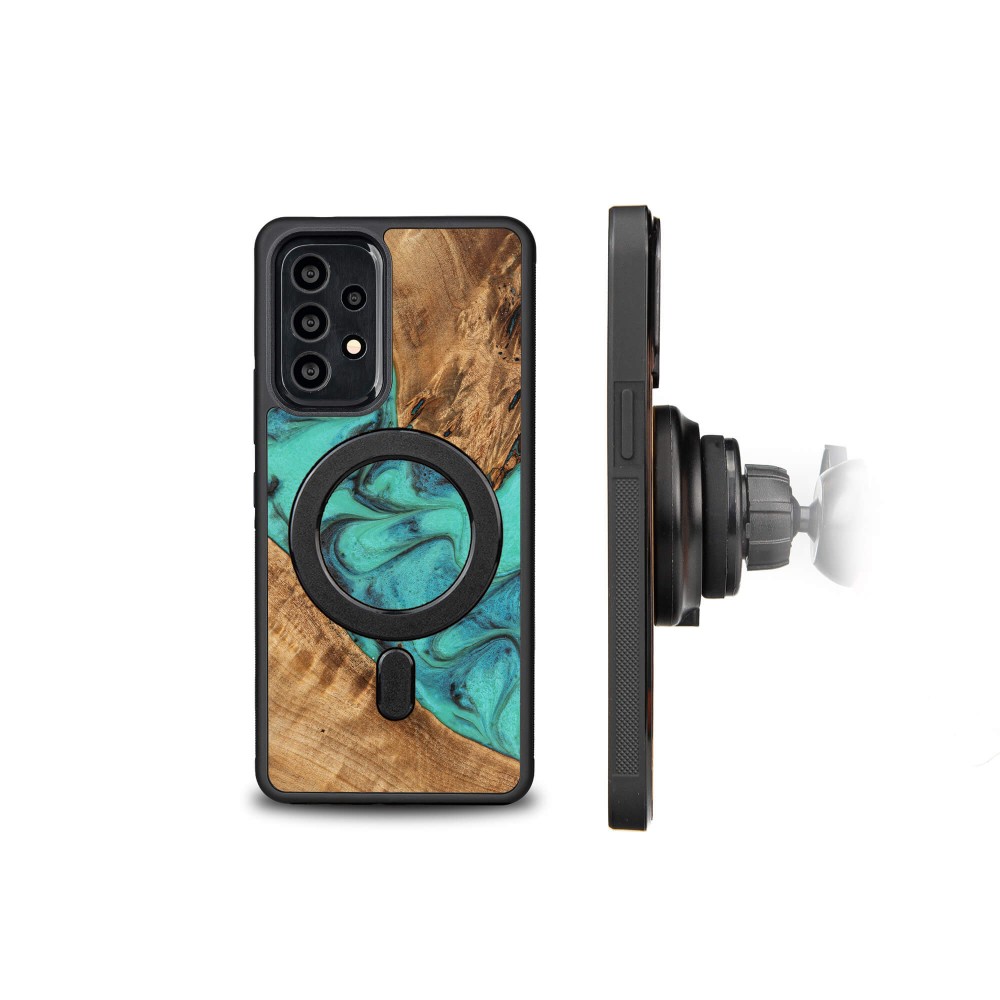 Etui Bewood Unique na Samsung Galaxy A73 5G - Turquoise (2)