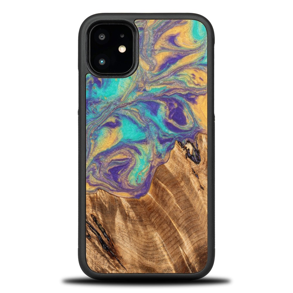 Etui Bewood Unique na iPhone 11 - Planets - Merkury (1)