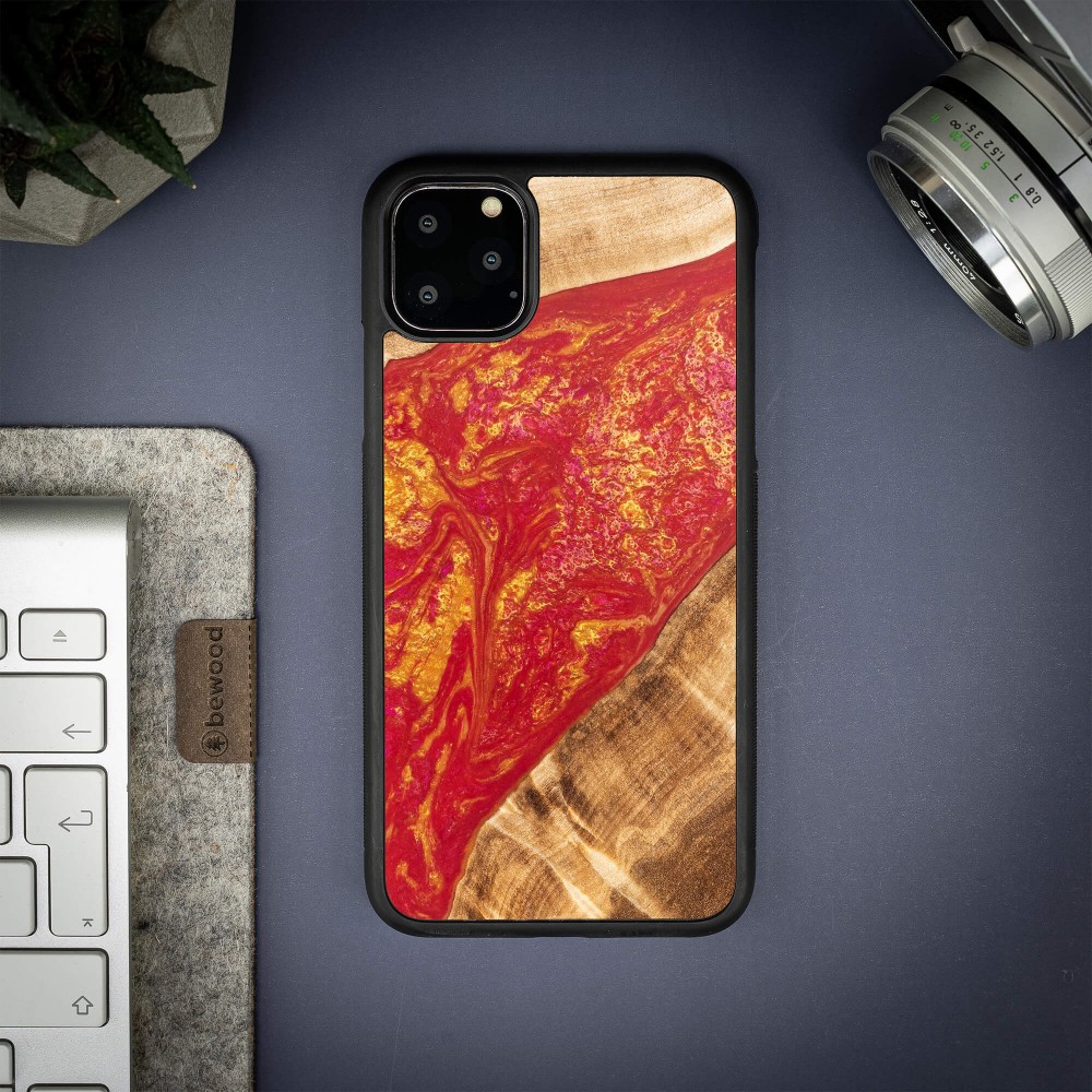 Etui Bewood Unique na iPhone 11 Pro Max - Neons - Paris (2)