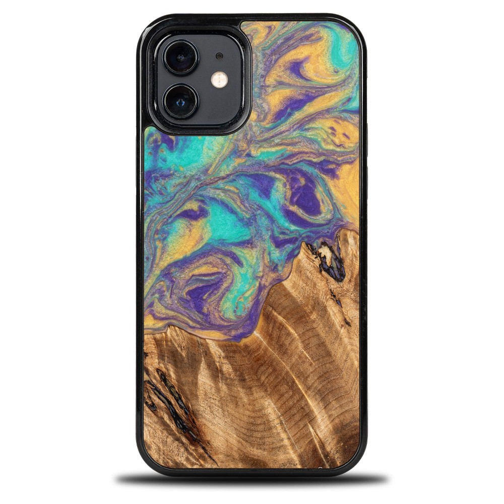 Etui Bewood Unique na iPhone 12 / 12 Pro - Planets - Merkury (1)