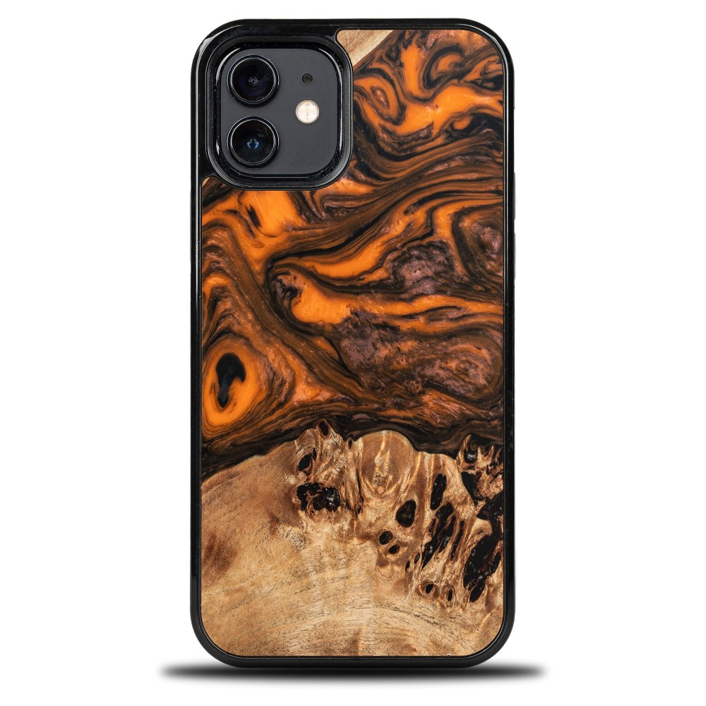 Etui Bewood Unique na iPhone 12 / 12 Pro - Orange (1)