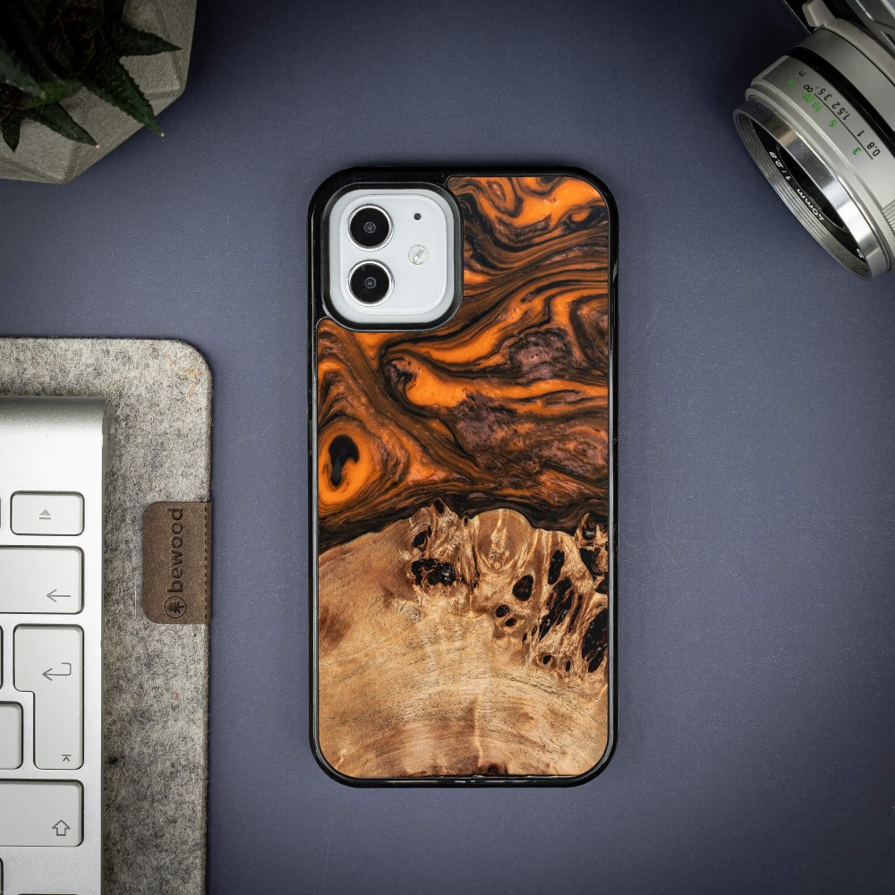 Etui Bewood Unique na iPhone 12 / 12 Pro - Orange (2)