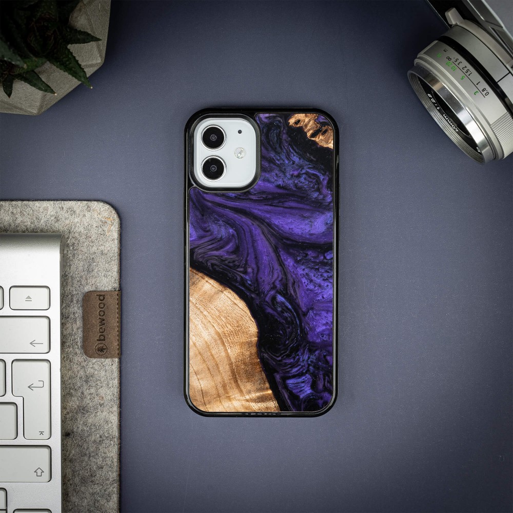 Etui Bewood Unique na iPhone 12 Mini - Violet (2)