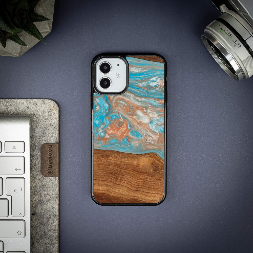 Etui Bewood Unique na iPhone 12 Mini - Planets - Saturn (2)