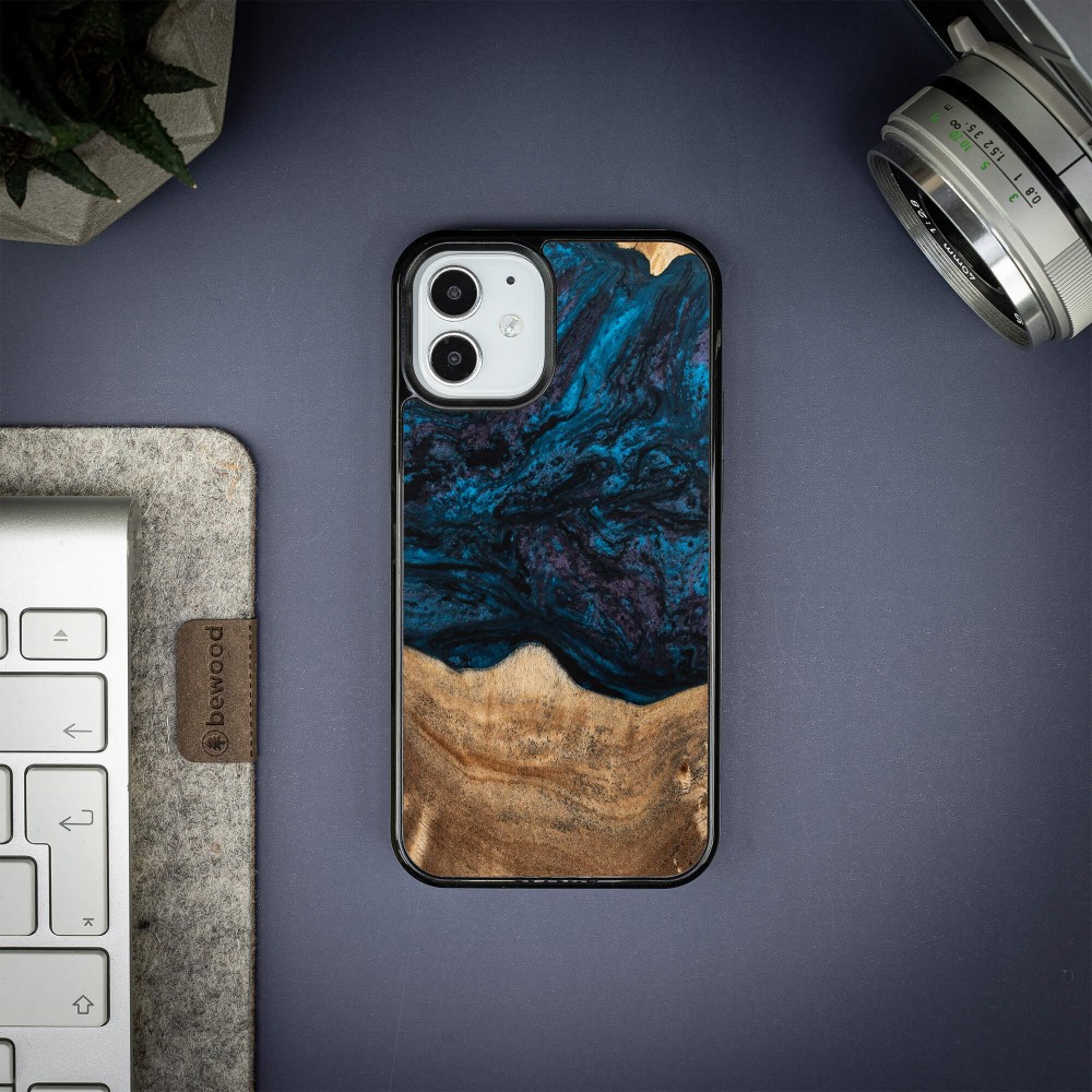 Etui Bewood Unique na iPhone 12 Mini - Planets - Neptun (2)