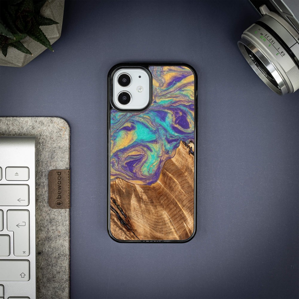 Etui Bewood Unique na iPhone 12 Mini - Planets - Merkury (2)