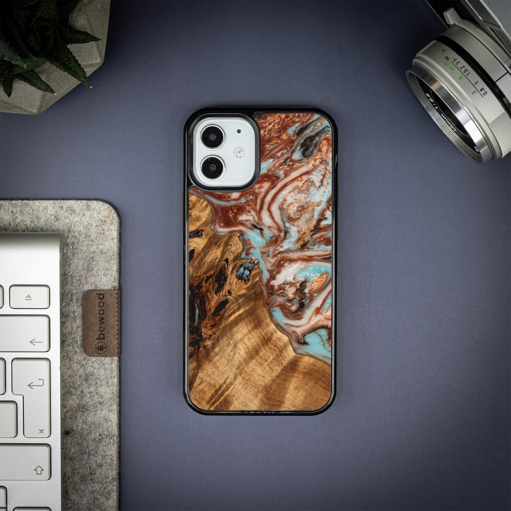 Etui Bewood Unique na iPhone 12 Mini - Planets - Jowisz (2)