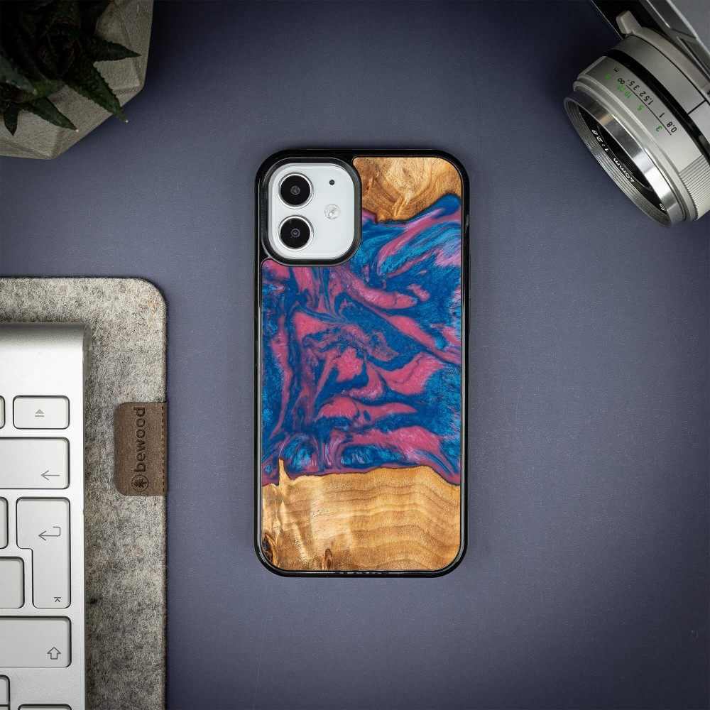 Etui Bewood Unique na iPhone 12 Mini - Neons - Vegas (2)