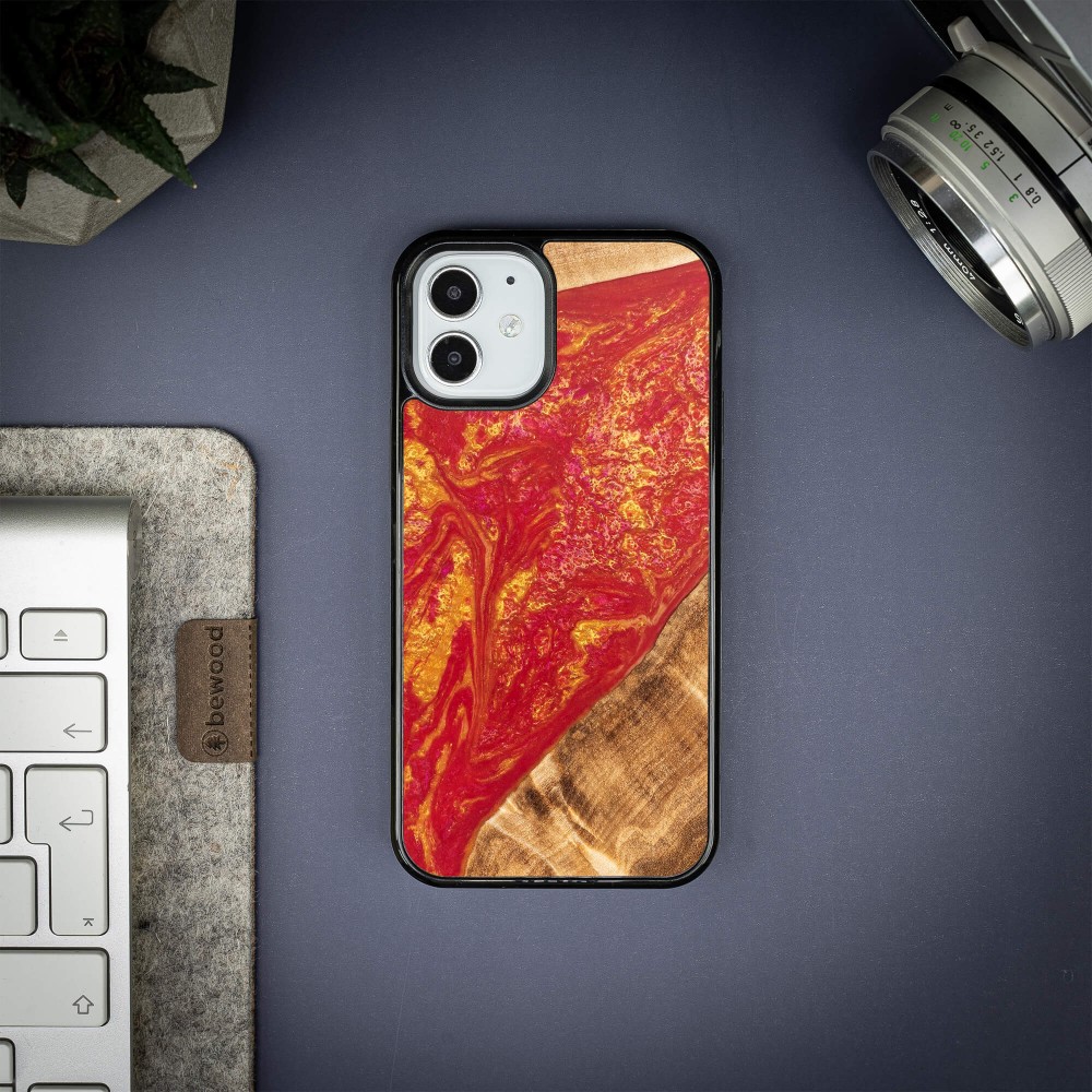 Etui Bewood Unique na iPhone 12 Mini - Neons - Paris (2)