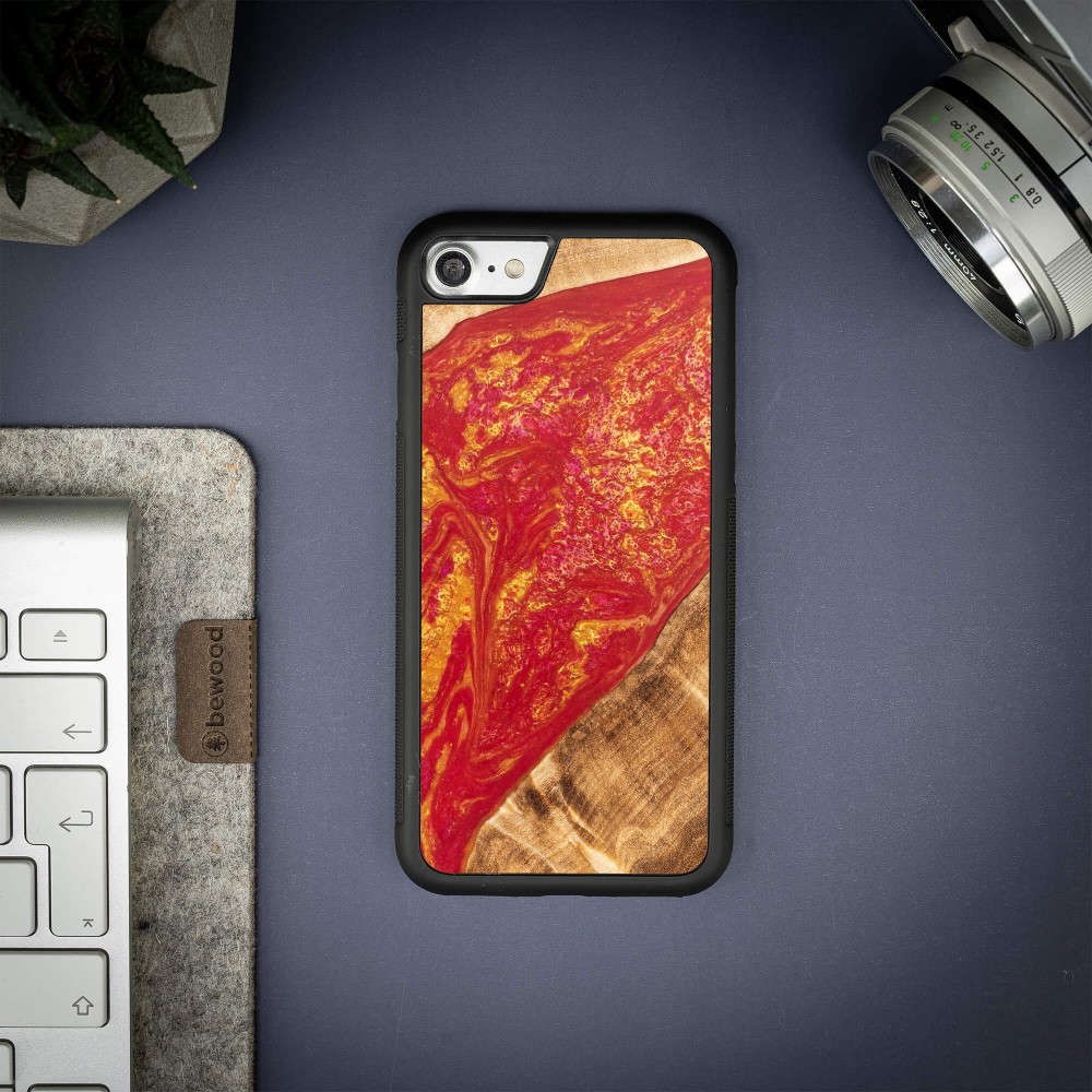 Etui Bewood Unique na iPhone 7/8  SE 2020 / 2022 - Neons - Paris (2)