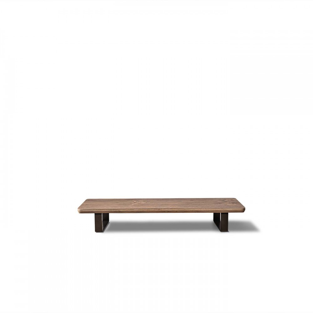 Monitor Stand Desk Shelf Bewood - Black - Walnut - Short (3)