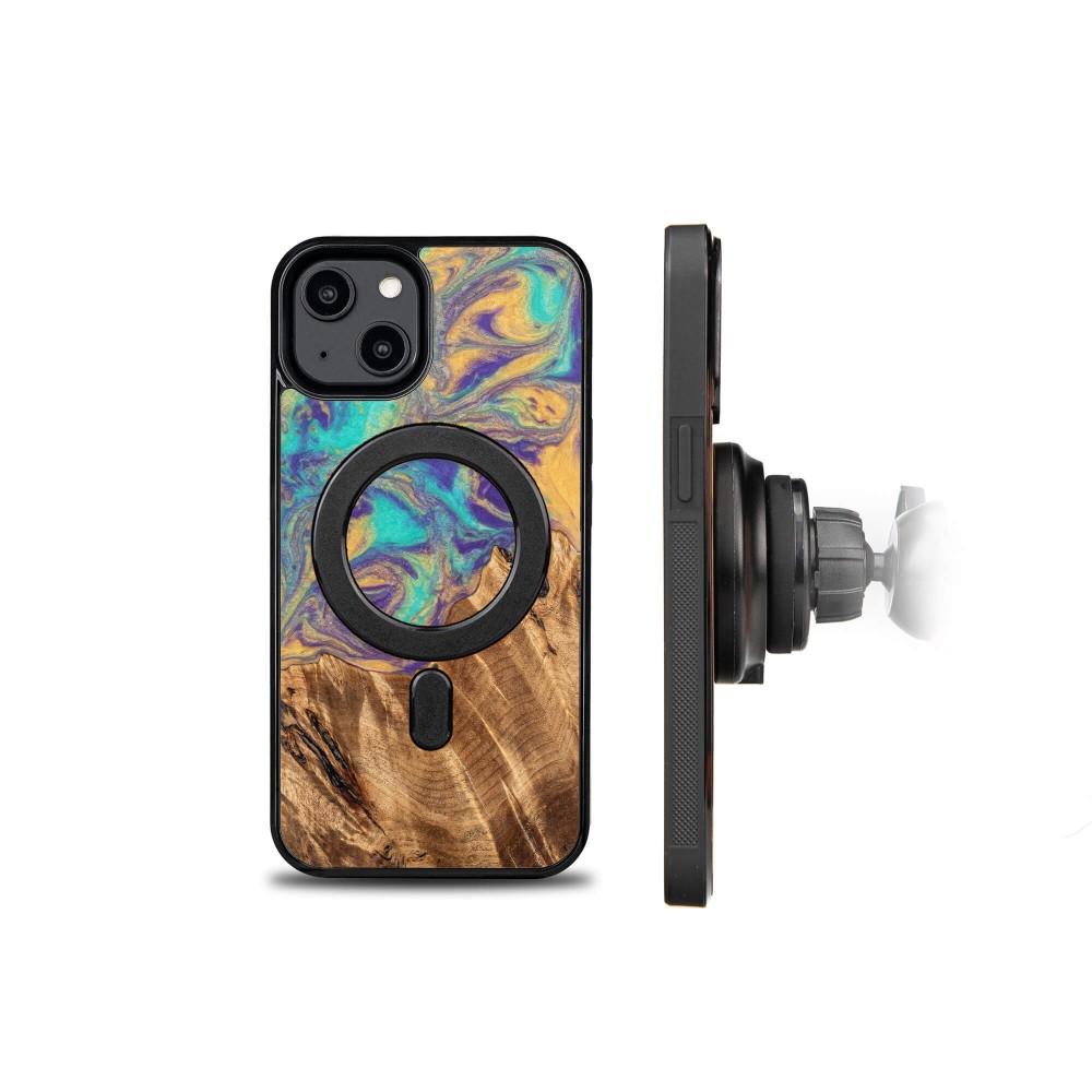 Etui Bewood Unique na iPhone 14 - Planets - Merkury z MagSafe (2)