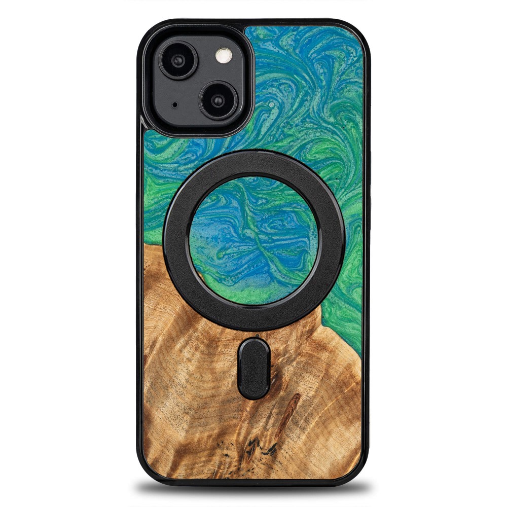 Etui Bewood Unique na iPhone 14 - Neons - Tokyo z MagSafe (1)