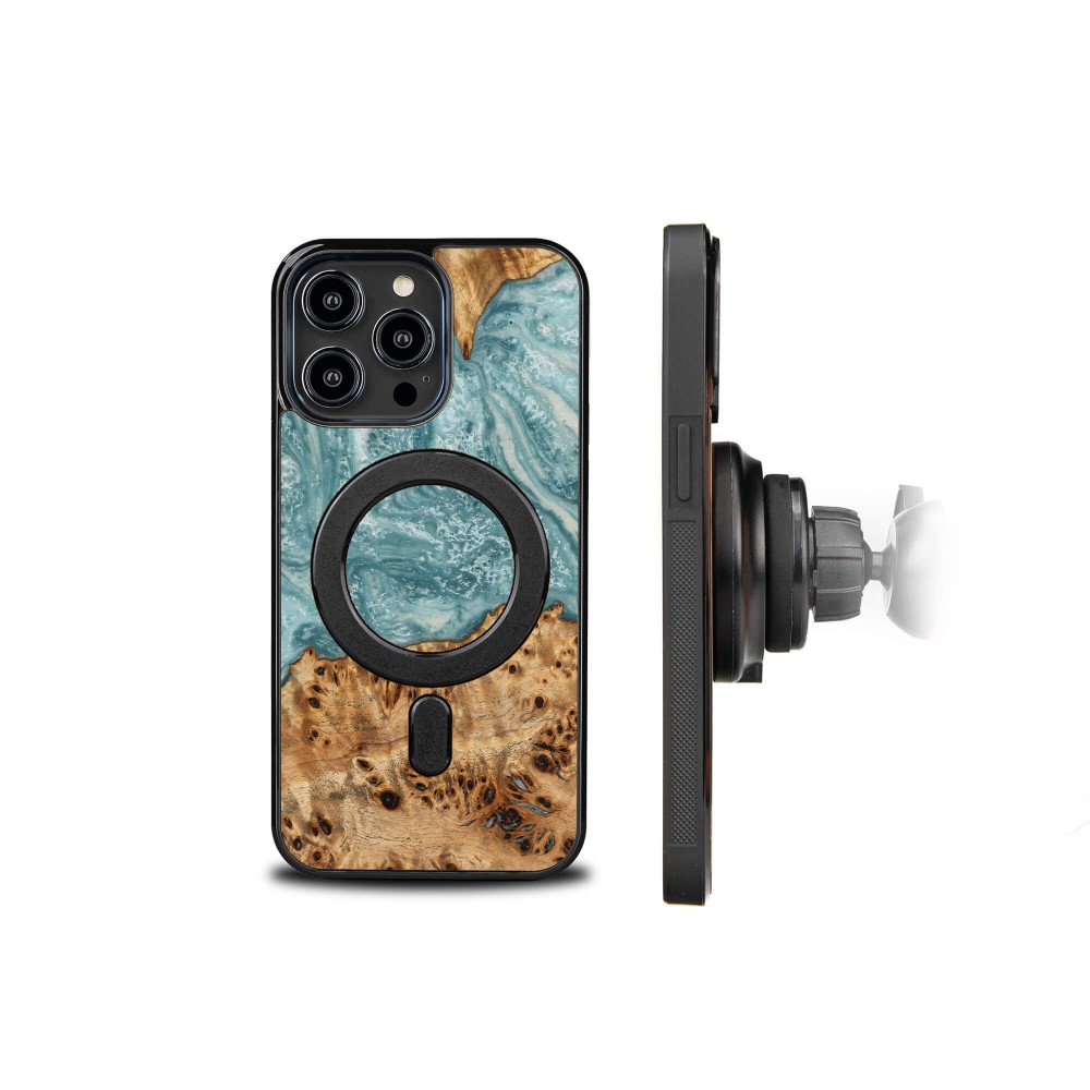 Etui Bewood Unique na iPhone 14 Pro Max - Planets - Uran z MagSafe (2)