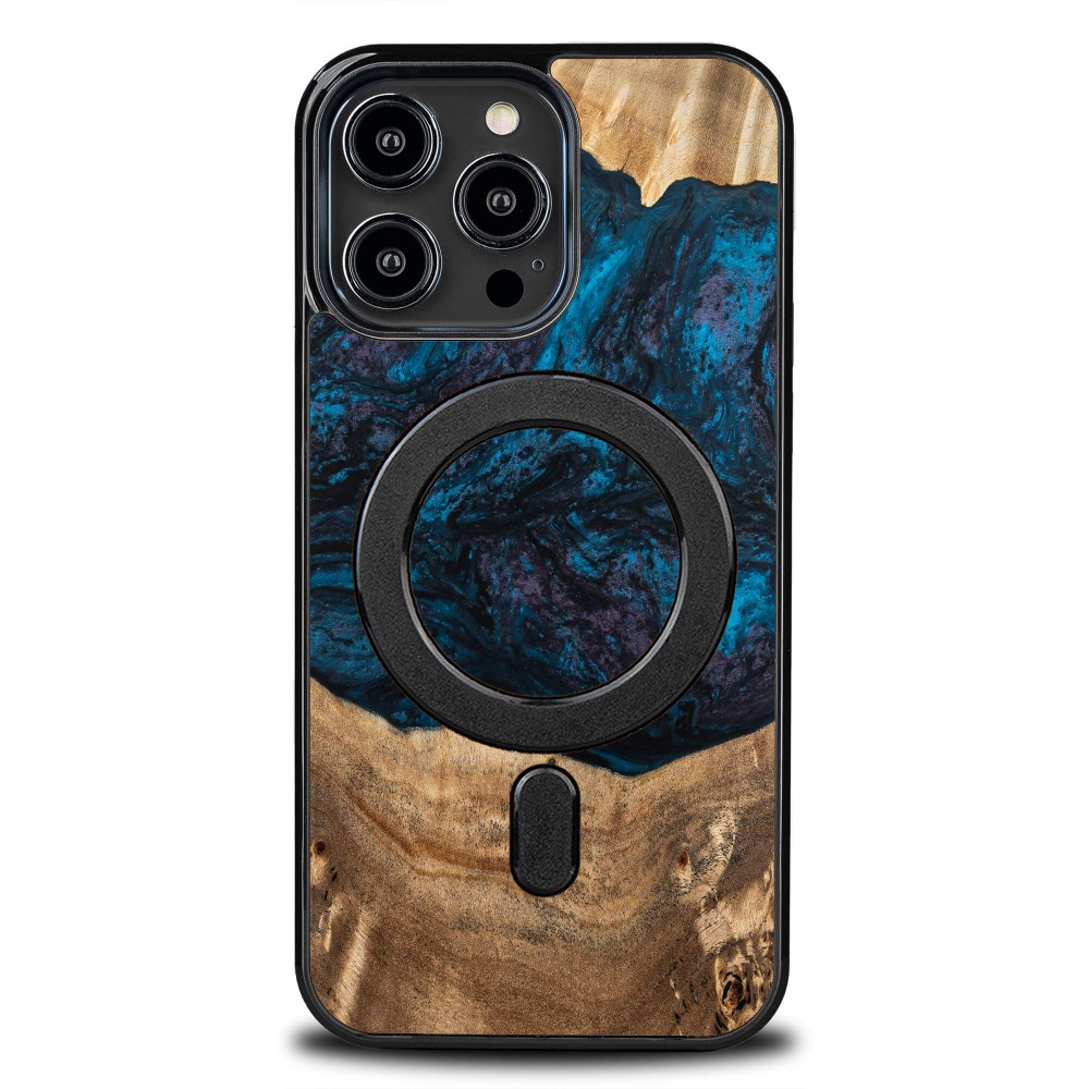 Etui Bewood Unique na iPhone 14 Pro Max - Planets - Neptun z MagSafe (1)