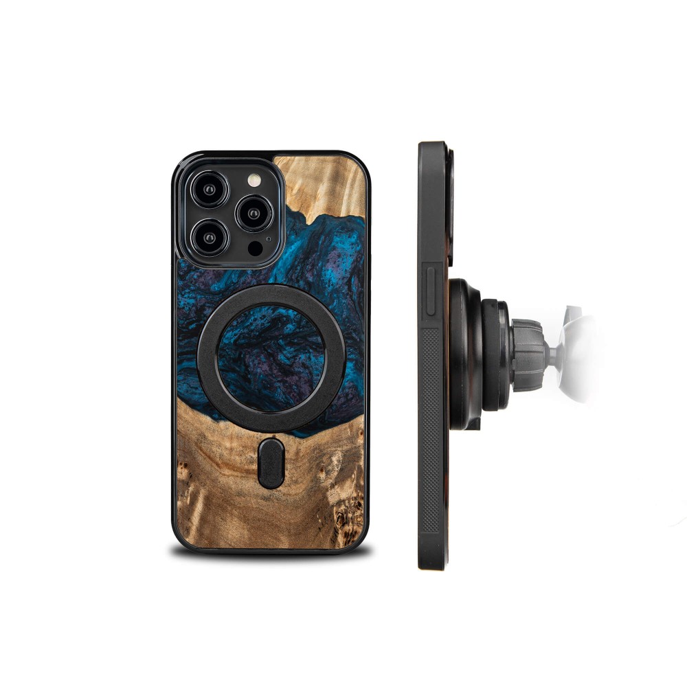Etui Bewood Unique na iPhone 14 Pro Max - Planets - Neptun z MagSafe (2)