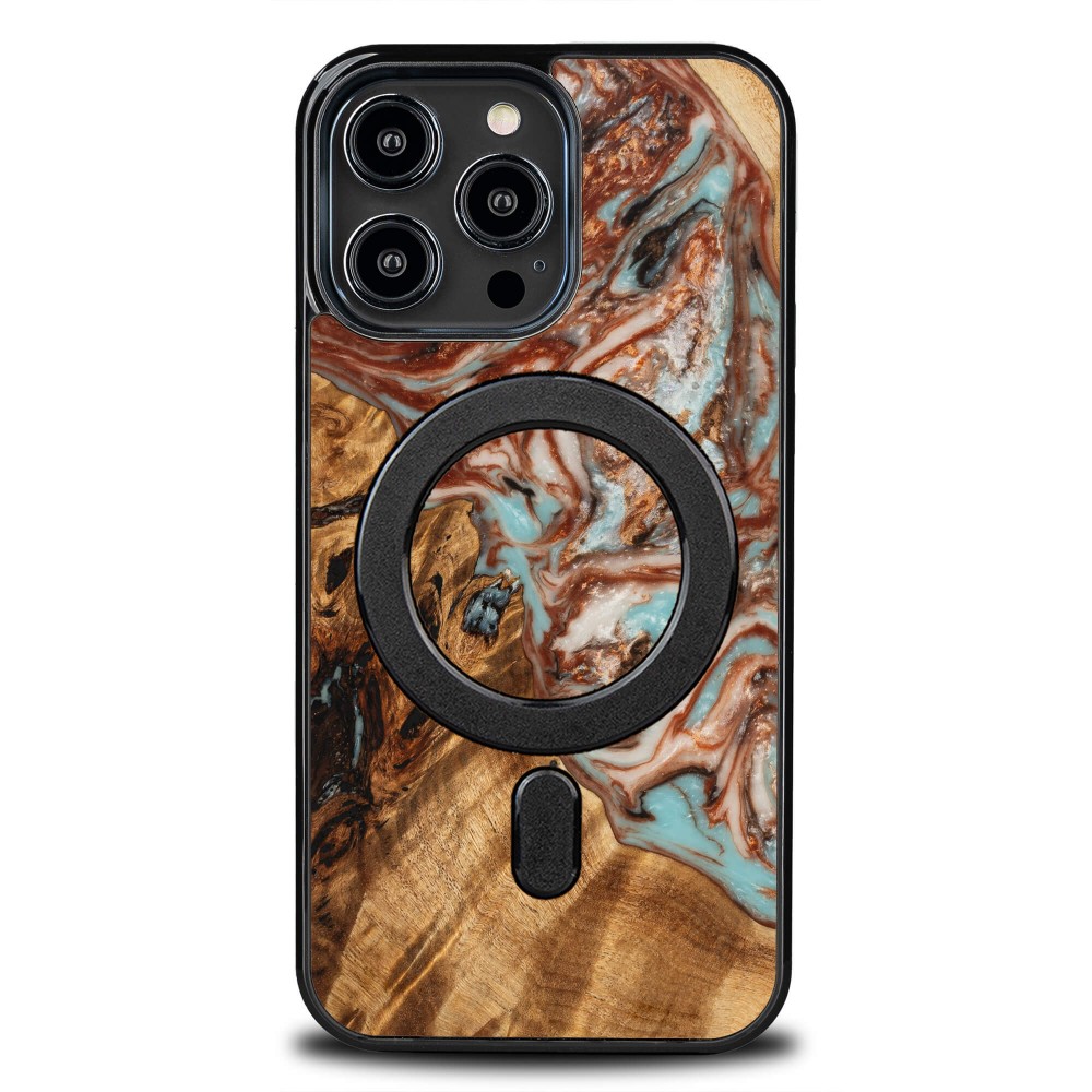 Etui Bewood Unique na iPhone 14 Pro Max - Planets - Jowisz z MagSafe (1)