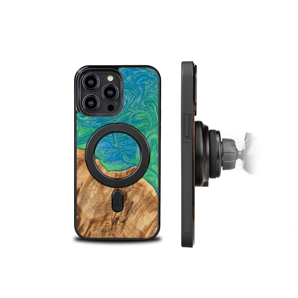 Etui Bewood Unique na iPhone 14 Pro Max - Neons - Tokyo z MagSafe (2)