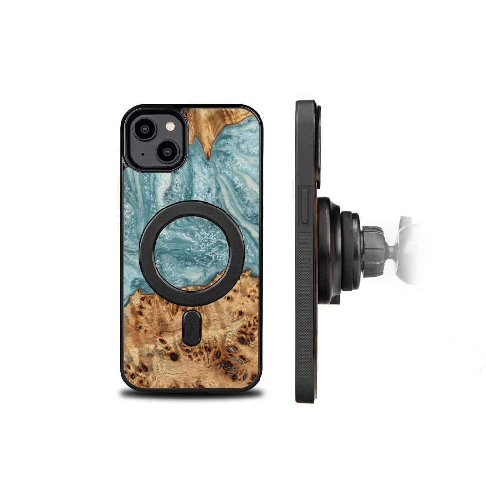 Etui Bewood Unique na iPhone 14 Plus - Planets - Uran z MagSafe (2)