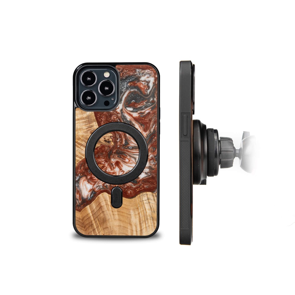 Etui Bewood Unique na iPhone 13 Pro Max - Planets - Wenus z MagSafe (2)