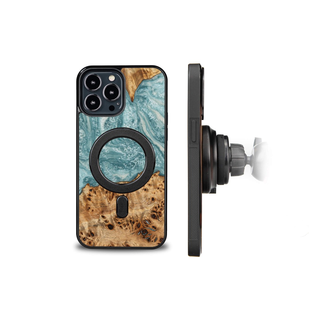 Etui Bewood Unique na iPhone 13 Pro Max - Planets - Uran z MagSafe (2)