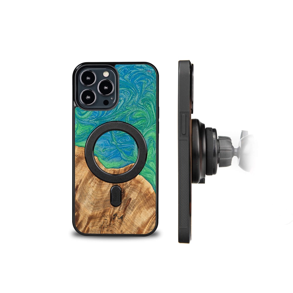 Etui Bewood Unique na iPhone 13 Pro Max - Neons - Tokyo z MagSafe (2)