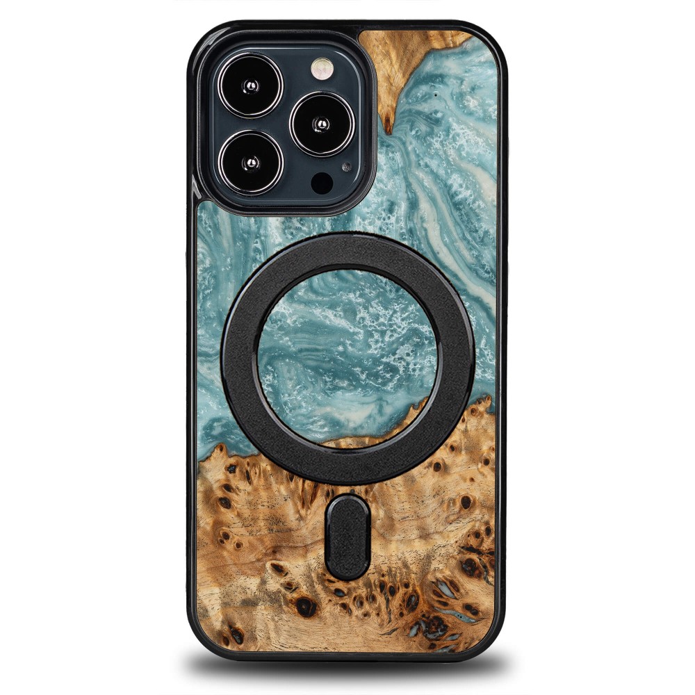 Etui Bewood Unique na iPhone 13 Pro - Planets - Uran z MagSafe (1)