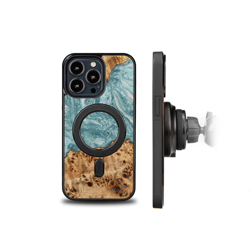Etui Bewood Unique na iPhone 13 Pro - Planets - Uran z MagSafe (2)