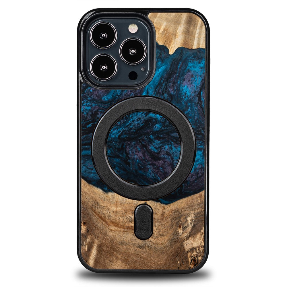 Etui Bewood Unique na iPhone 13 Pro - Planets - Neptun z MagSafe (1)