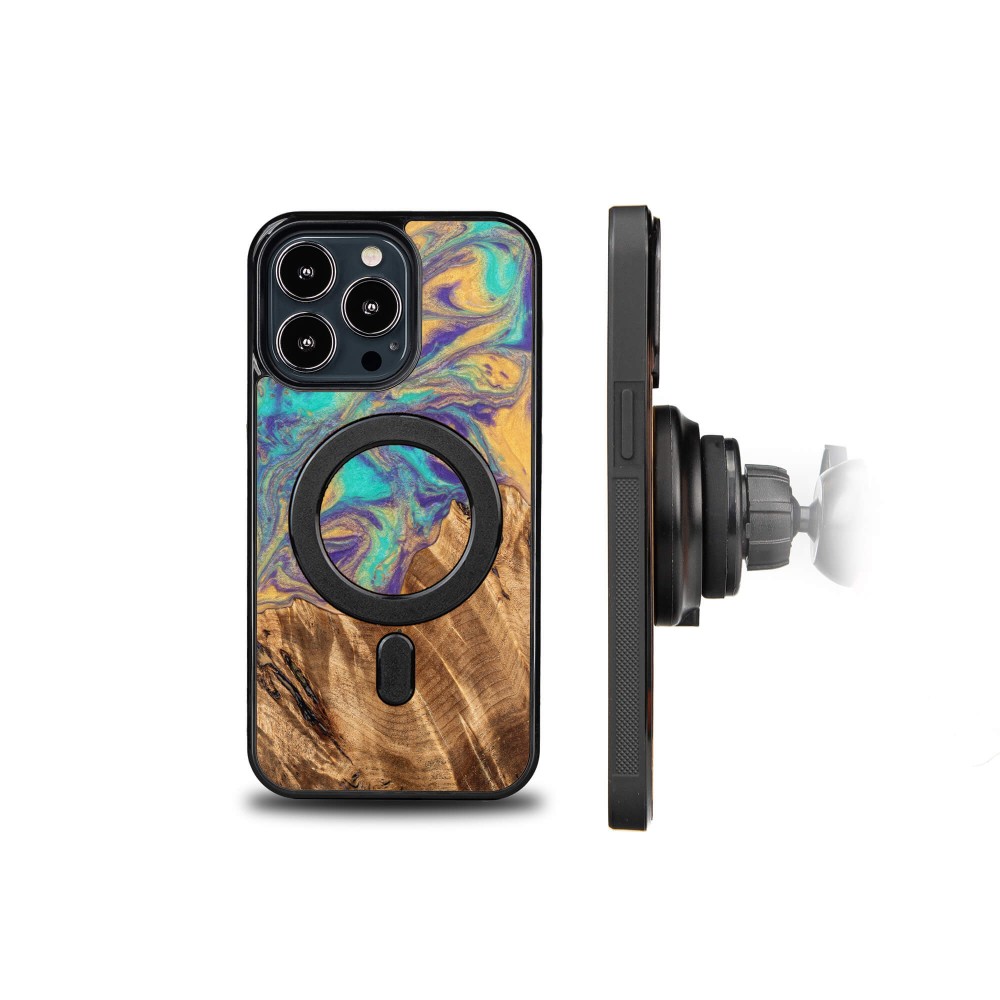 Etui Bewood Unique na iPhone 13 Pro - Planets - Merkury z MagSafe (2)