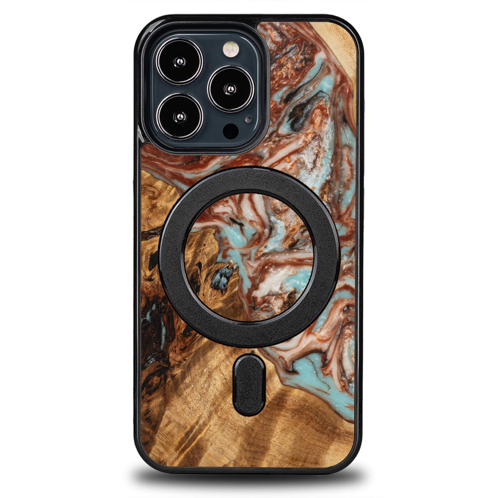Etui Bewood Unique na iPhone 13 Pro - Planets - Jowisz z MagSafe (1)
