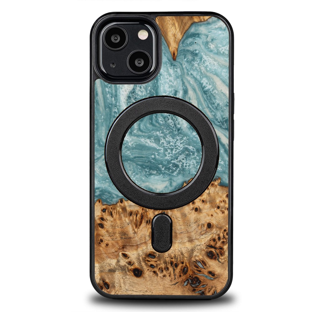 Etui Bewood Unique na iPhone 13 - Planets - Uran z MagSafe (1)