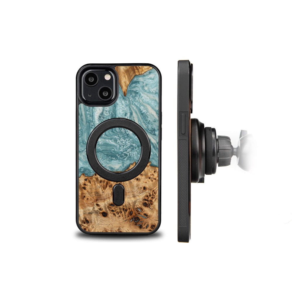 Etui Bewood Unique na iPhone 13 - Planets - Uran z MagSafe (2)