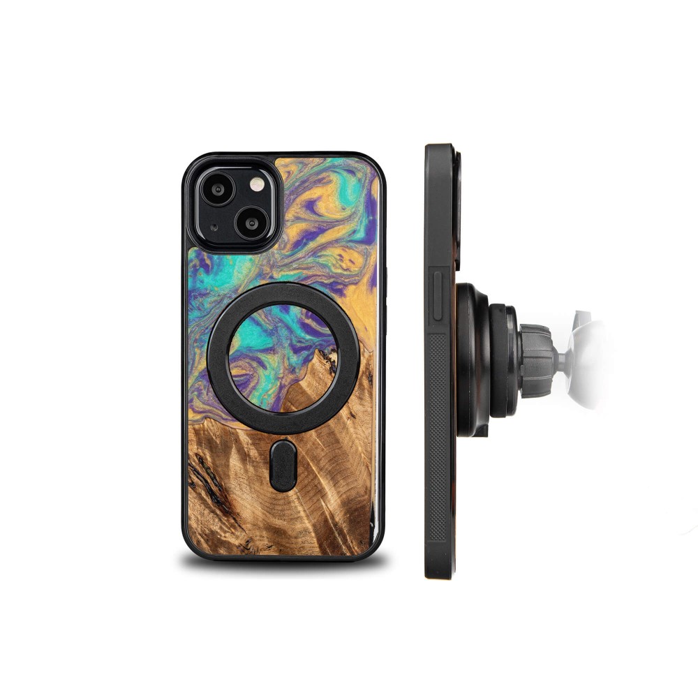 Etui Bewood Unique na iPhone 13 - Planets - Merkury z MagSafe (2)