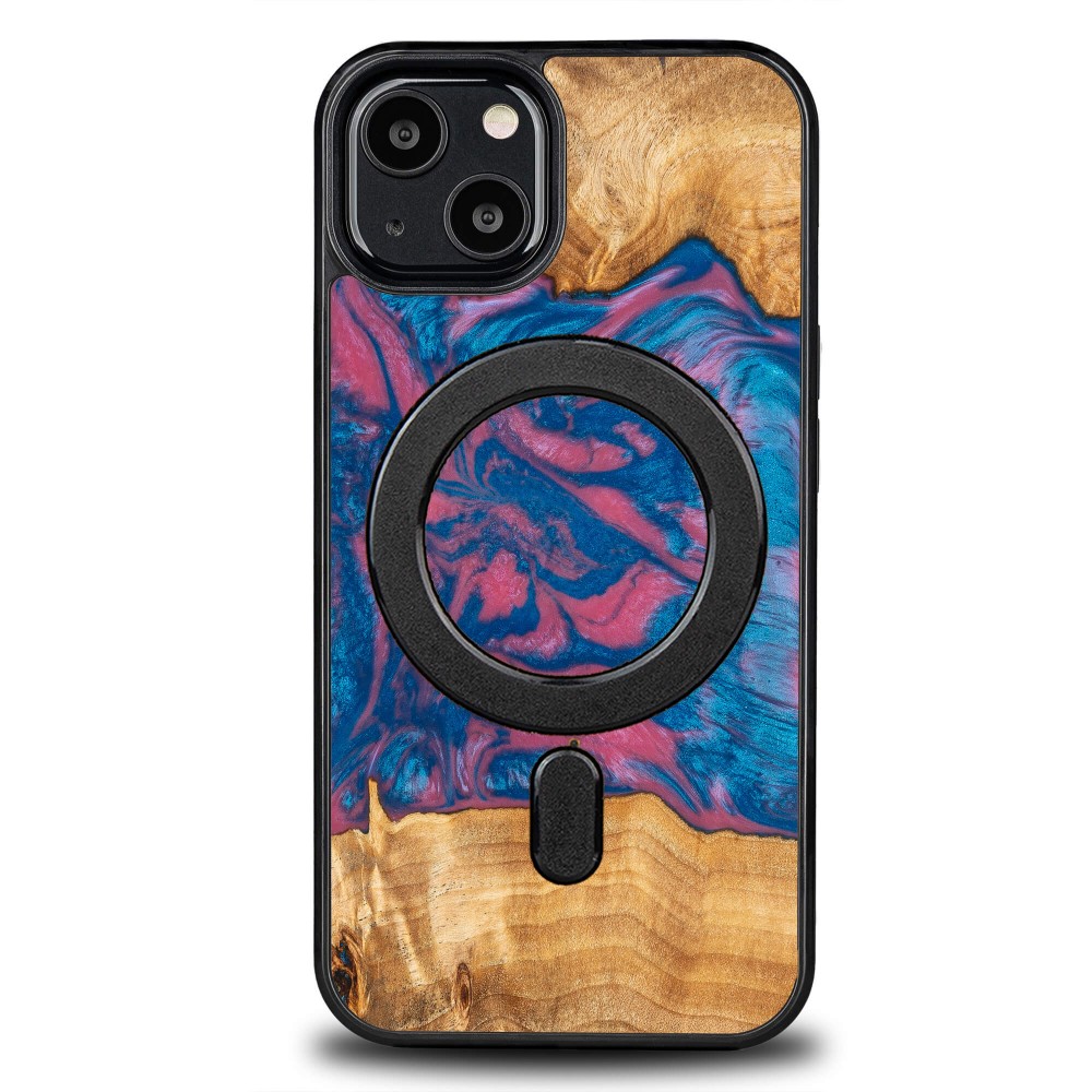 Etui Bewood Unique na iPhone 13 - Neons - Vegas z MagSafe (1)