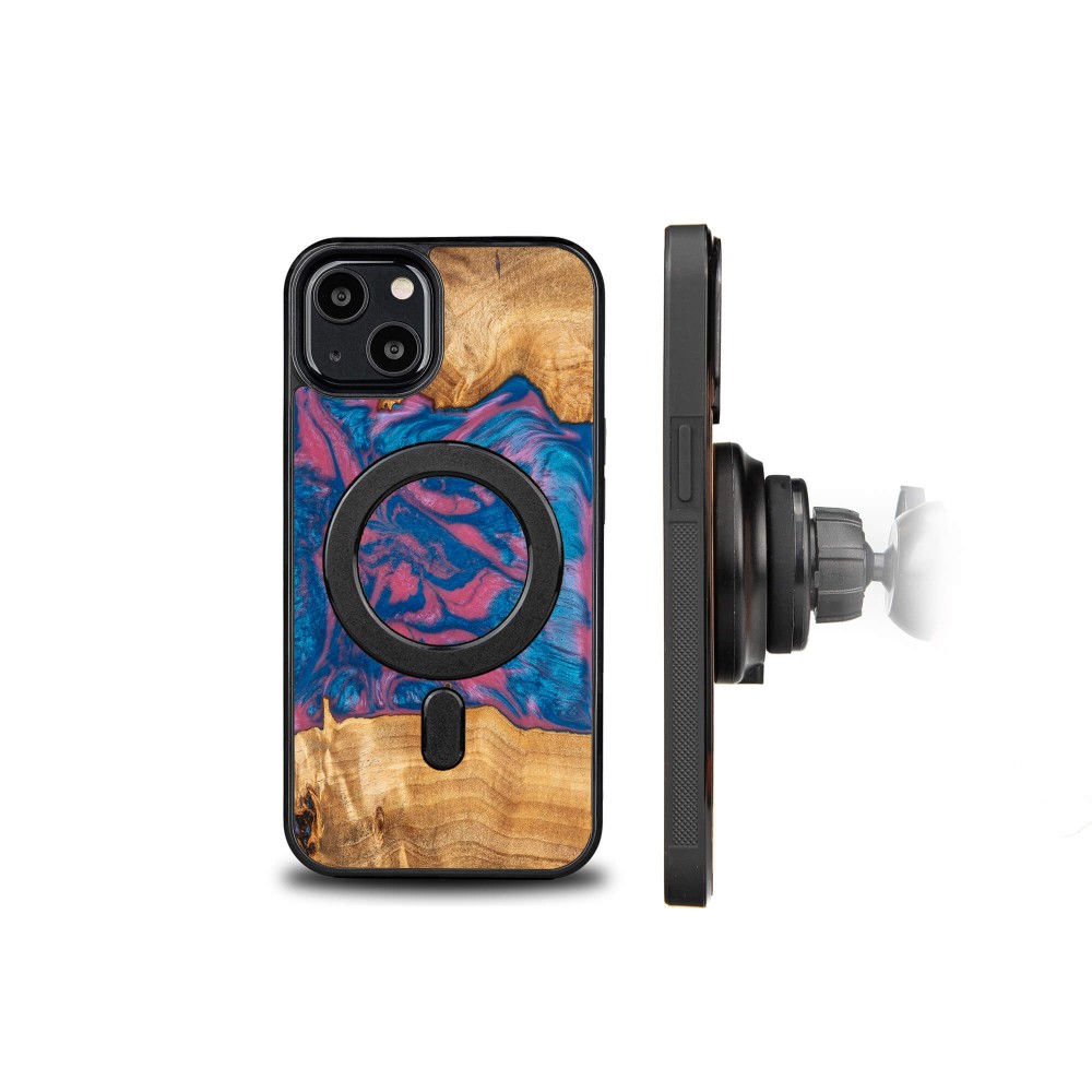 Etui Bewood Unique na iPhone 13 - Neons - Vegas z MagSafe (2)