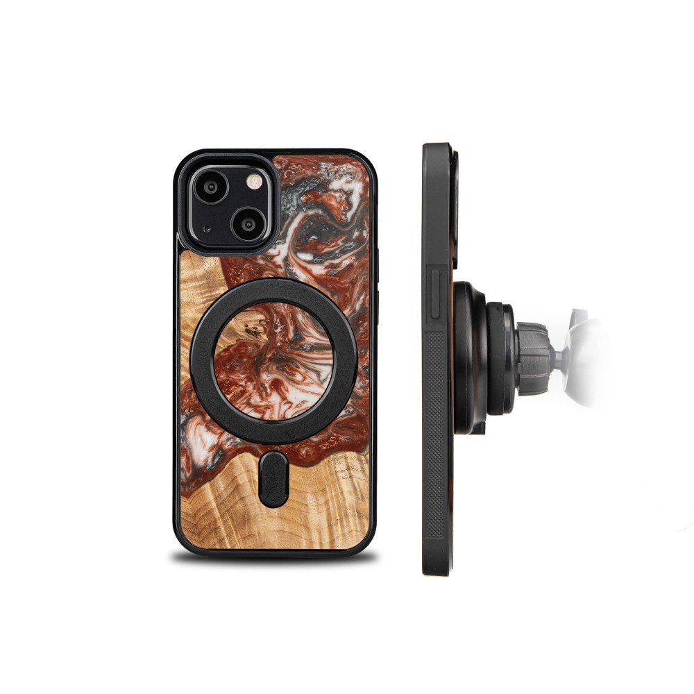 Etui Bewood Unique na iPhone 13 Mini - Planets - Wenus z MagSafe (2)