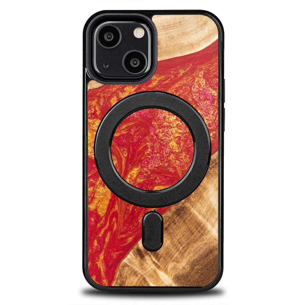 Etui Bewood Unique na iPhone 13 Mini - Neons - Paris z MagSafe (1)