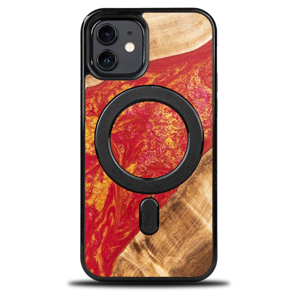 Etui Bewood Unique na iPhone 12 / 12 Pro - Neons - Paris z MagSafe (1)
