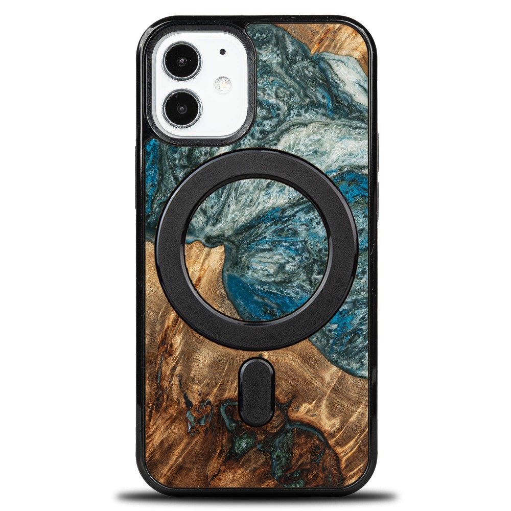 Etui Bewood Unique na iPhone 12 Mini - Planets - Ziemia z MagSafe (1)