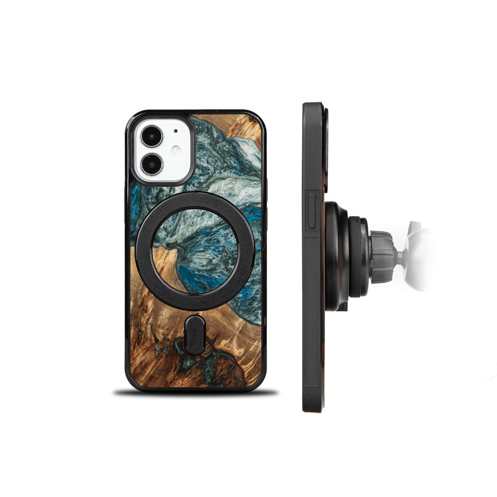 Etui Bewood Unique na iPhone 12 Mini - Planets - Ziemia z MagSafe (2)