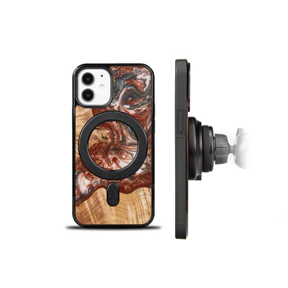 Etui Bewood Unique na iPhone 12 Mini - Planets - Wenus z MagSafe (2)