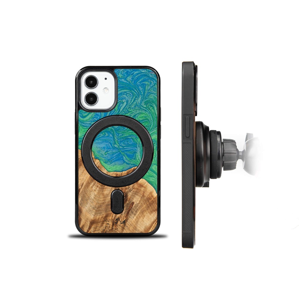 Etui Bewood Unique na iPhone 12 Mini - Neons - Tokyo z MagSafe (2)