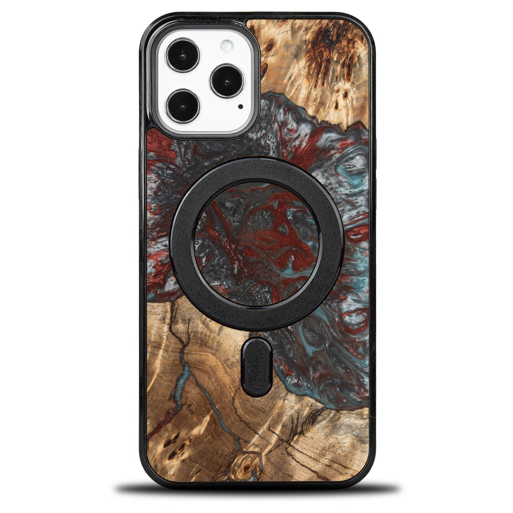 Etui Bewood Unique na iPhone 12 Pro Max - Planets - Pluton z MagSafe (1)