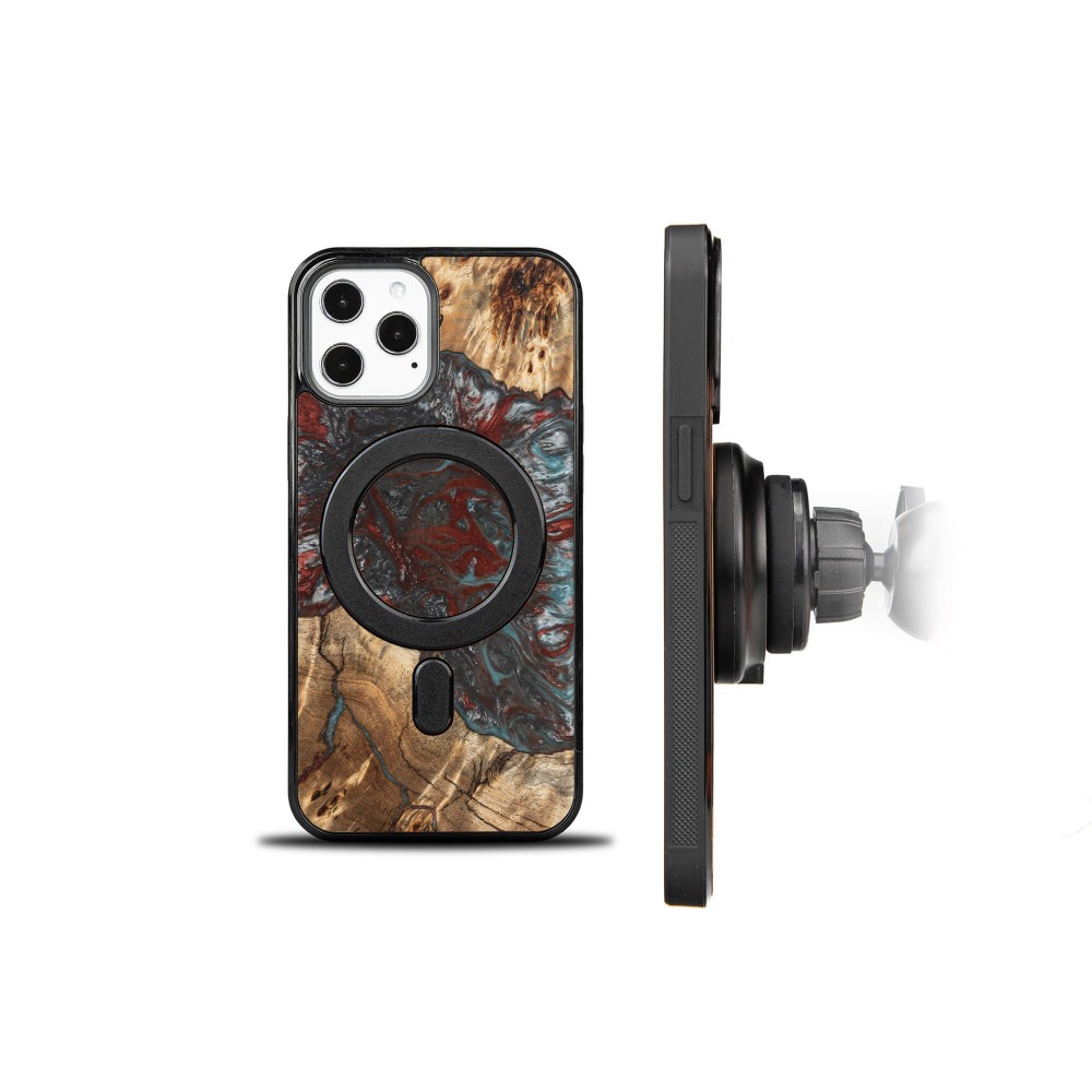 Etui Bewood Unique na iPhone 12 Pro Max - Planets - Pluton z MagSafe (2)