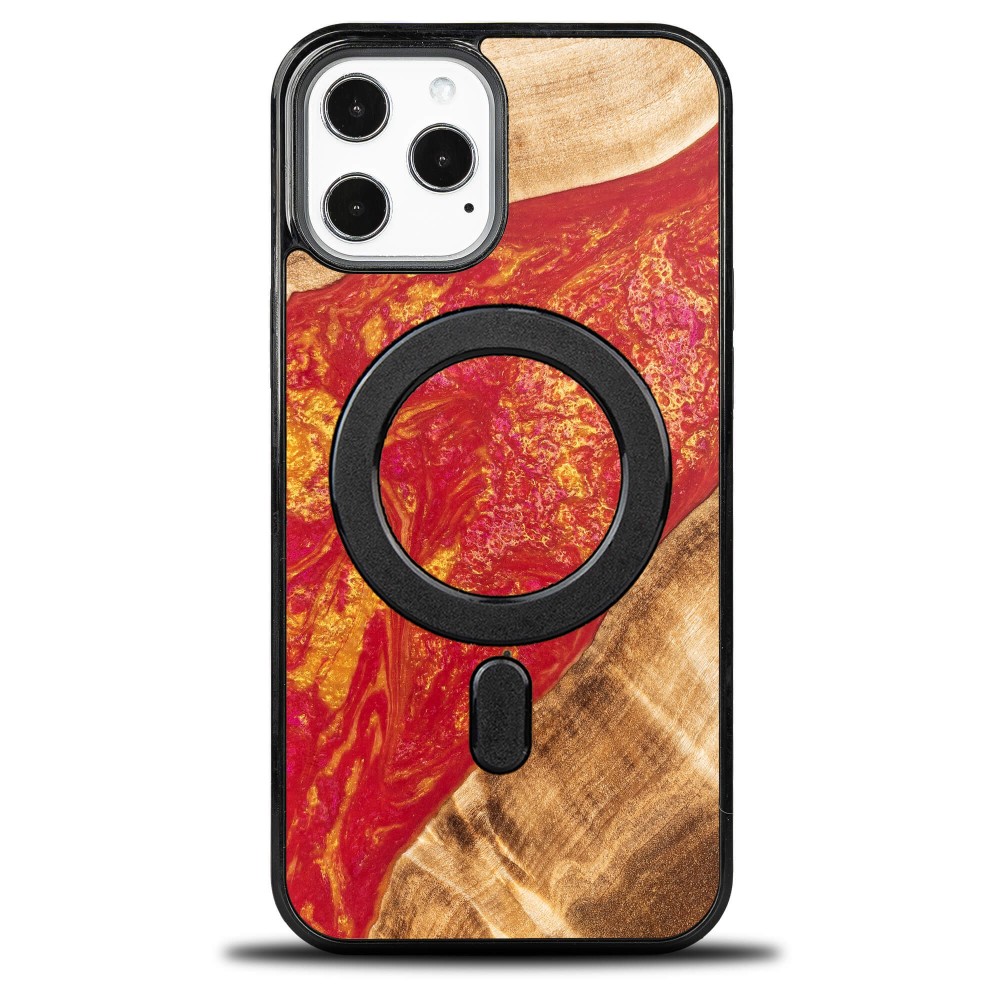 Etui Bewood Unique na iPhone 12 Pro Max - Neons - Paris z MagSafe (1)