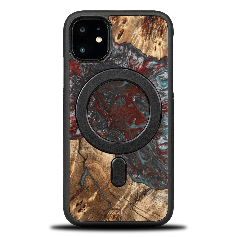 Etui Bewood Unique na iPhone 11 - Planets - Pluton z MagSafe (1)